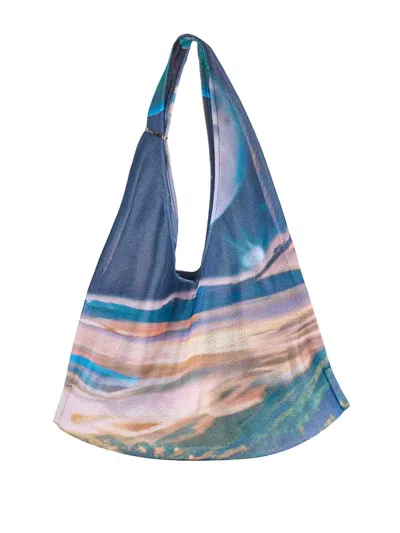 Sunnei Multitasking Printed Bag In Multi