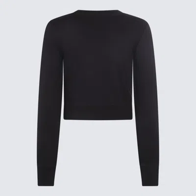 Diesel Cropped Sweatshirt With Distinctive Logo Detail In Black