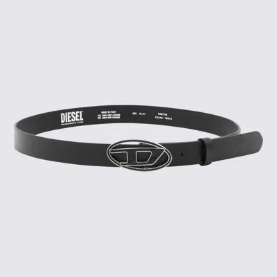 Diesel Belts Blacks And Greys In Black