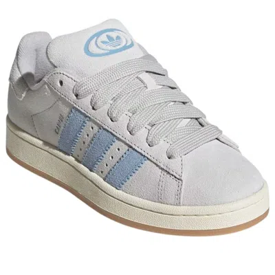 Adidas Originals Womens Campus 00s Suede Low-top Trainers Grey Cream White Clear S