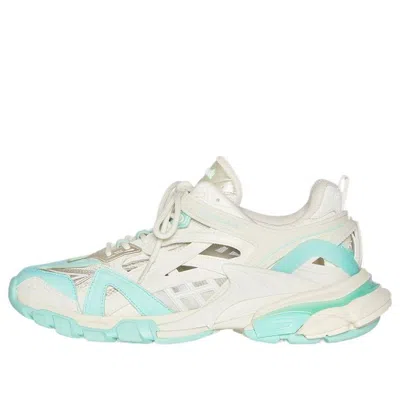 Balenciaga Track 2 Open Logo Sneakers In White