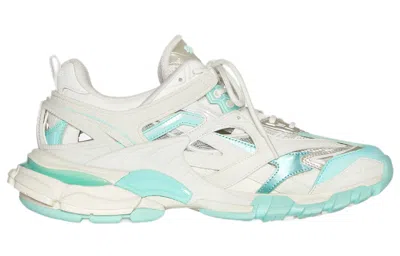 Balenciaga Track 2 Open Logo Sneakers In White