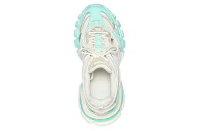 Balenciaga Track 2 Open Logo Sneakers In White