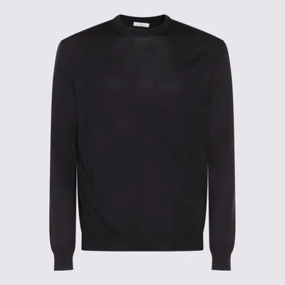 Malo Maglia Girocollo In Cashmere E Seta In Blue