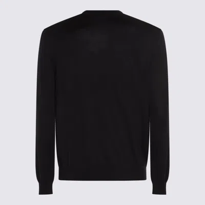 Malo Maglia Girocollo In Cashmere E Seta In Blue