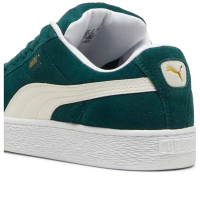 Puma Suede Xl Levels Sneakers In Green And White In Green