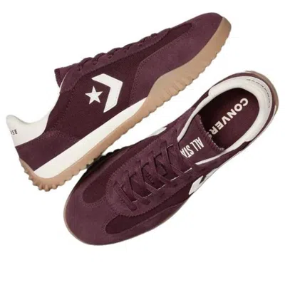 Converse Run Star Sneakers In Burgundy
