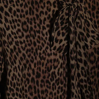 Zadig & Voltaire Multicolor Viscose Shirt In Animal Print