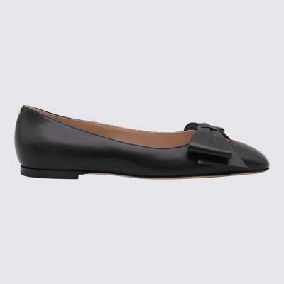 Valentino Flat Shoes Blacks And Greys In Black