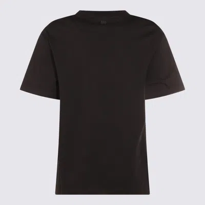 Ami Alexandre Mattiussi Ami Paris Ami De Coeur T-shirt In Organic Cotton In Black