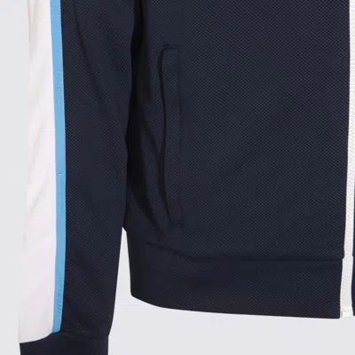 Casablanca Ribbed Collar Side Pockets Track Jacket In Multi