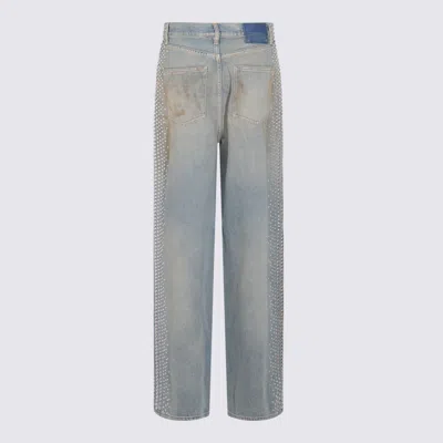 Golden Goose High-waisted Light Blue Cotton Jeans In Blue