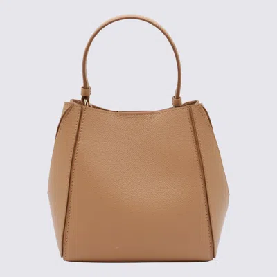 Tory Burch Camel Mcgraw Small Bucket Bag In Brown