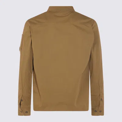 C.p. Company Utility Jacket With Arm And Chest Pockets In Green