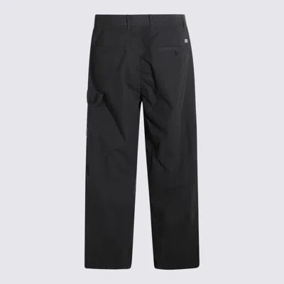C.p. Company Utility Cargo Trousers Drawstring Hem In Gray