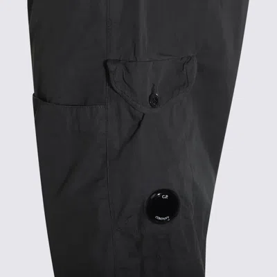 C.p. Company Utility Cargo Trousers Drawstring Hem In Gray