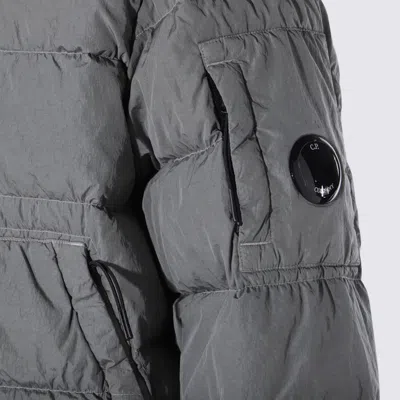C.p. Company Coats Blacks And Greys In Gray