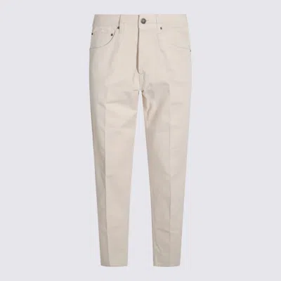 Lardini Button-fly Cotton Jeans In Neutral