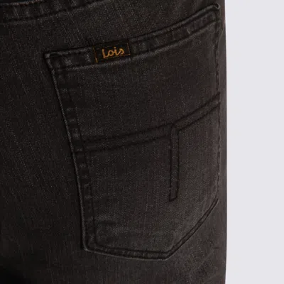 Lois Jeans High-waisted Jeans In Black