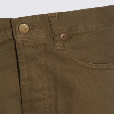 Lois Jeans Milatary Denim Cotton Jeans In Green
