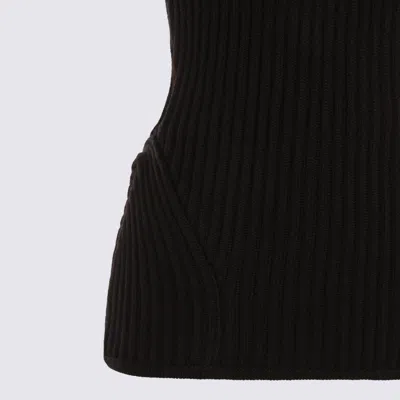 Jean Paul Gaultier Black Top In Black