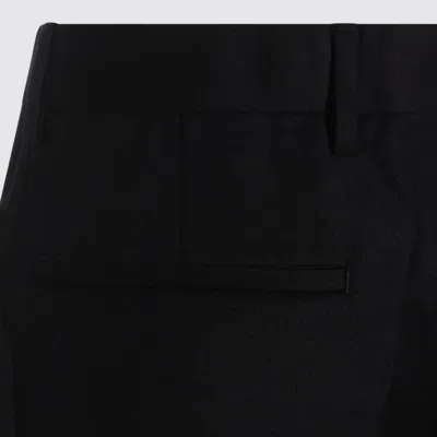 Gta Black Wool Pants In Gray