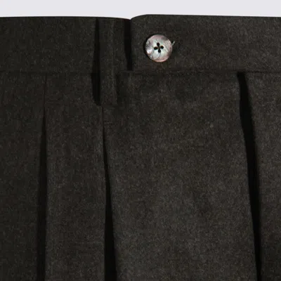 Gta Grey Wool Pants In Gray