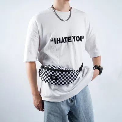 Vans Mini Ward Cross Body Bag 'black White' In Multi