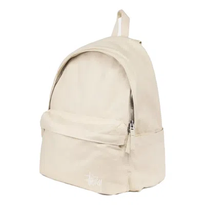 Stussy Canvas Backpack 'beige' In White