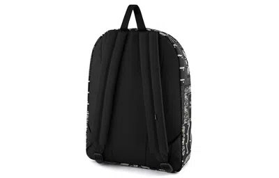 Vans Fashion Printed Backpack 'black White' In Multi
