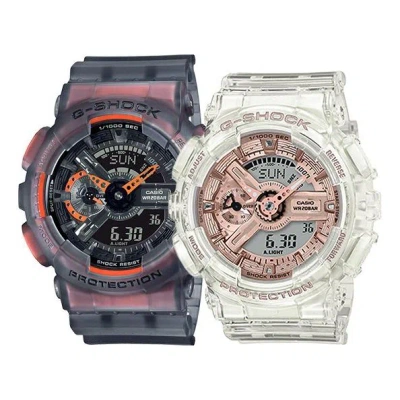 Casio G-shock Analog-digital 'black White' In Multi
