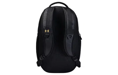 Under Armour Hustle 5.0 Backpack 'black Gold' In Multi