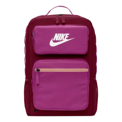 Nike (wmns)  Casual Sports Travel Bag Schoolbag Backpack 'red Pink' In Multi