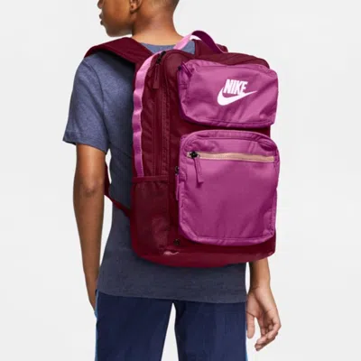 Nike (wmns)  Casual Sports Travel Bag Schoolbag Backpack 'red Pink' In Multi
