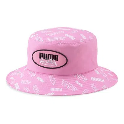 Puma (wmns)  X Von Dutch Bucket Hat 'pink Black' In Multi