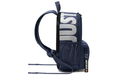 Nike Brasilia Just Do It Mini Backpack 'navy' In Blue
