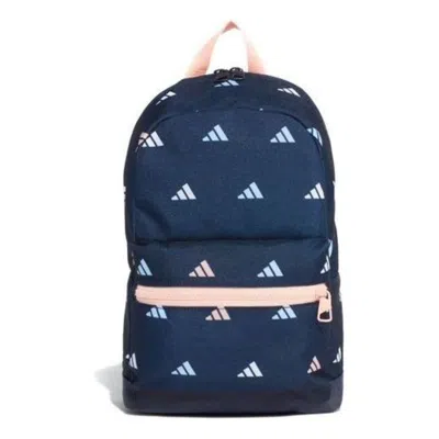 Adidas Originals (gs) Adidas Backpack 'navy Pink' In Multi