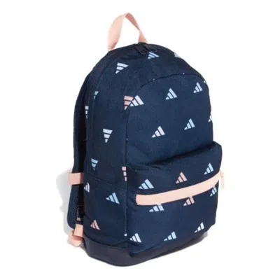Adidas Originals (gs) Adidas Backpack 'navy Pink' In Multi