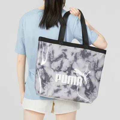 Puma (wmns)  Core Transparent Tote Bag 'grey' In Multi