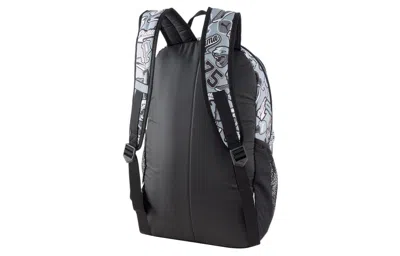 Puma Academy Backpack 'black Teal White' In Multi