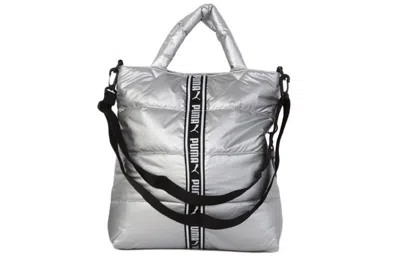 Puma (wmns)  Prime Puffa Shopper Bag 'sliver' In Silver