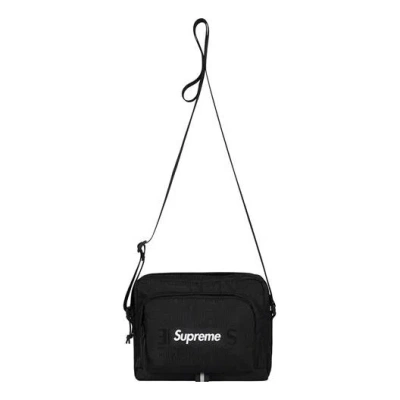 Supreme Shoulder Bag 'black White' In Multi
