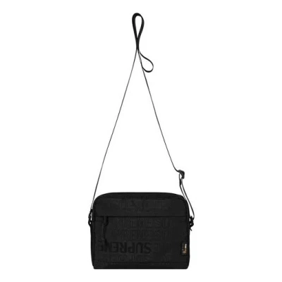 Supreme Shoulder Bag 'black White' In Multi
