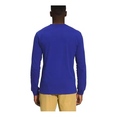 The North Face Long-sleeve Graphic Injection T-shirt 'purple White' In Multi
