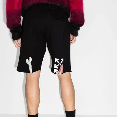 Off-white Fw20 Pascal Applique Casual Shortsmen's Black