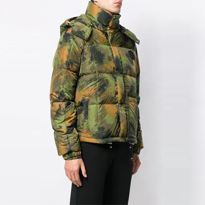 Off-white Luxury Jacket For Men   Off White Camouflage Down Jacket In Multi