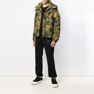 Off-white Luxury Jacket For Men   Off White Camouflage Down Jacket In Multi