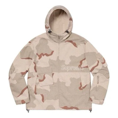 Supreme Ripstop Utility Jacket 'beige Brown'
