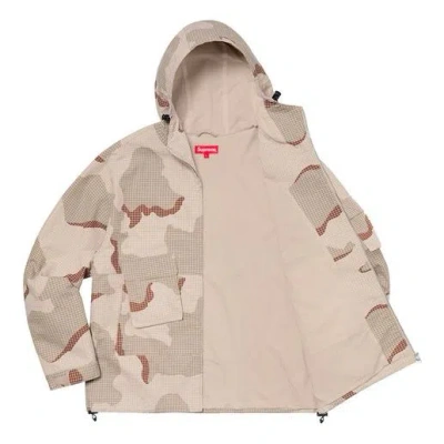 Supreme Ripstop Utility Jacket 'beige Brown'