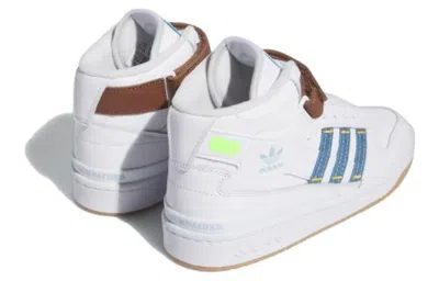 Adidas Originals (wmns) Adidas Kseniaschnaider X Forum Mid 'white Denim' In Multi